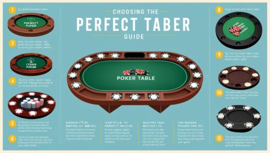 Choosing the Perfect Poker Table: A Comprehensive Guide