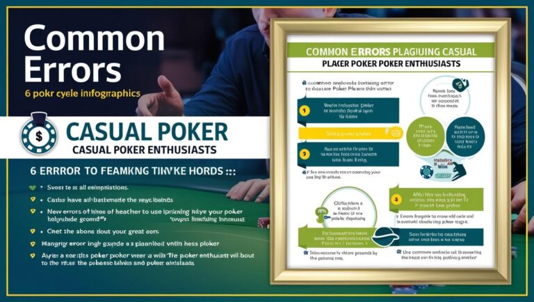 Common Errors Plaguing Casual Poker Enthusiasts